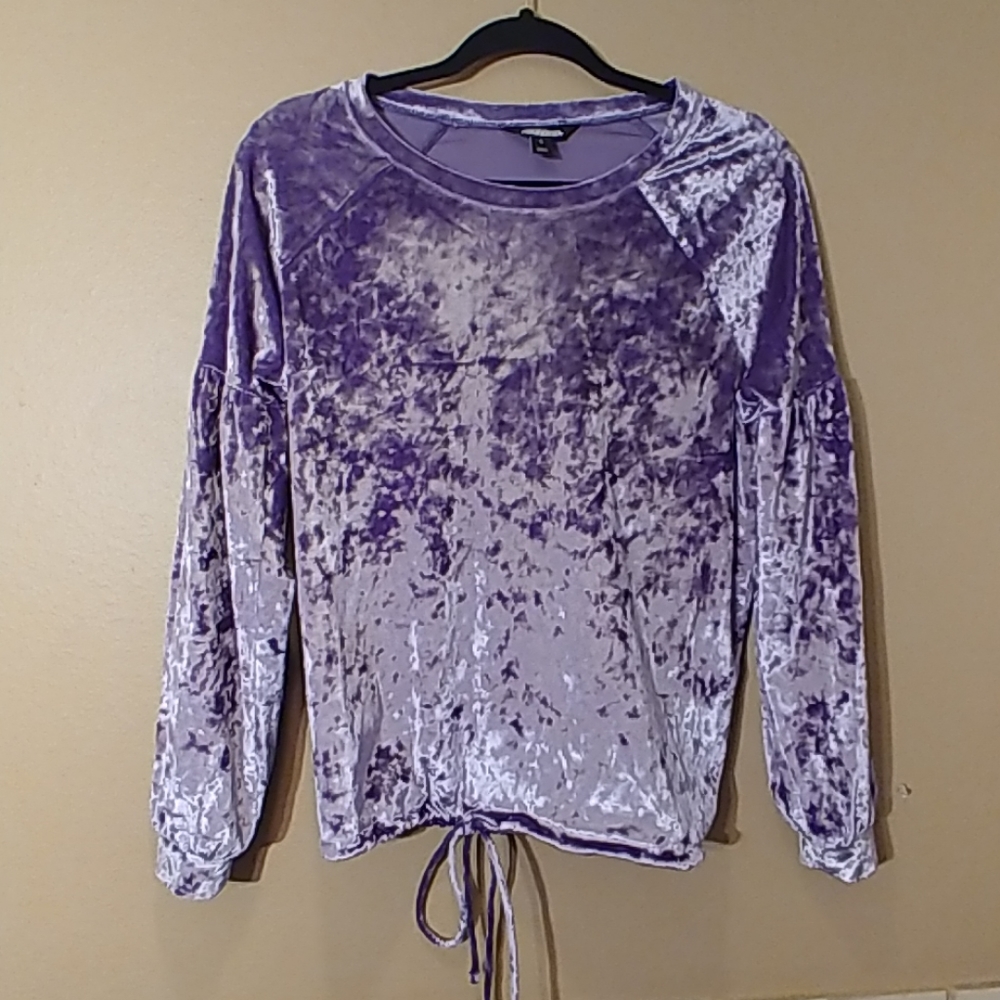Project runway velour top